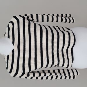 Ann Taylor Loft Slightly Cropped Lace Up Back Sweater